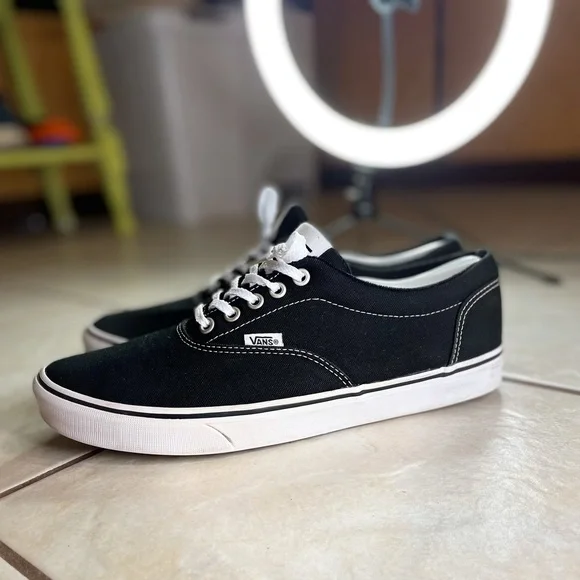 Vans | Shoes | Vans Authentic Canvas Skate Shoes Black Mens  display picture 3